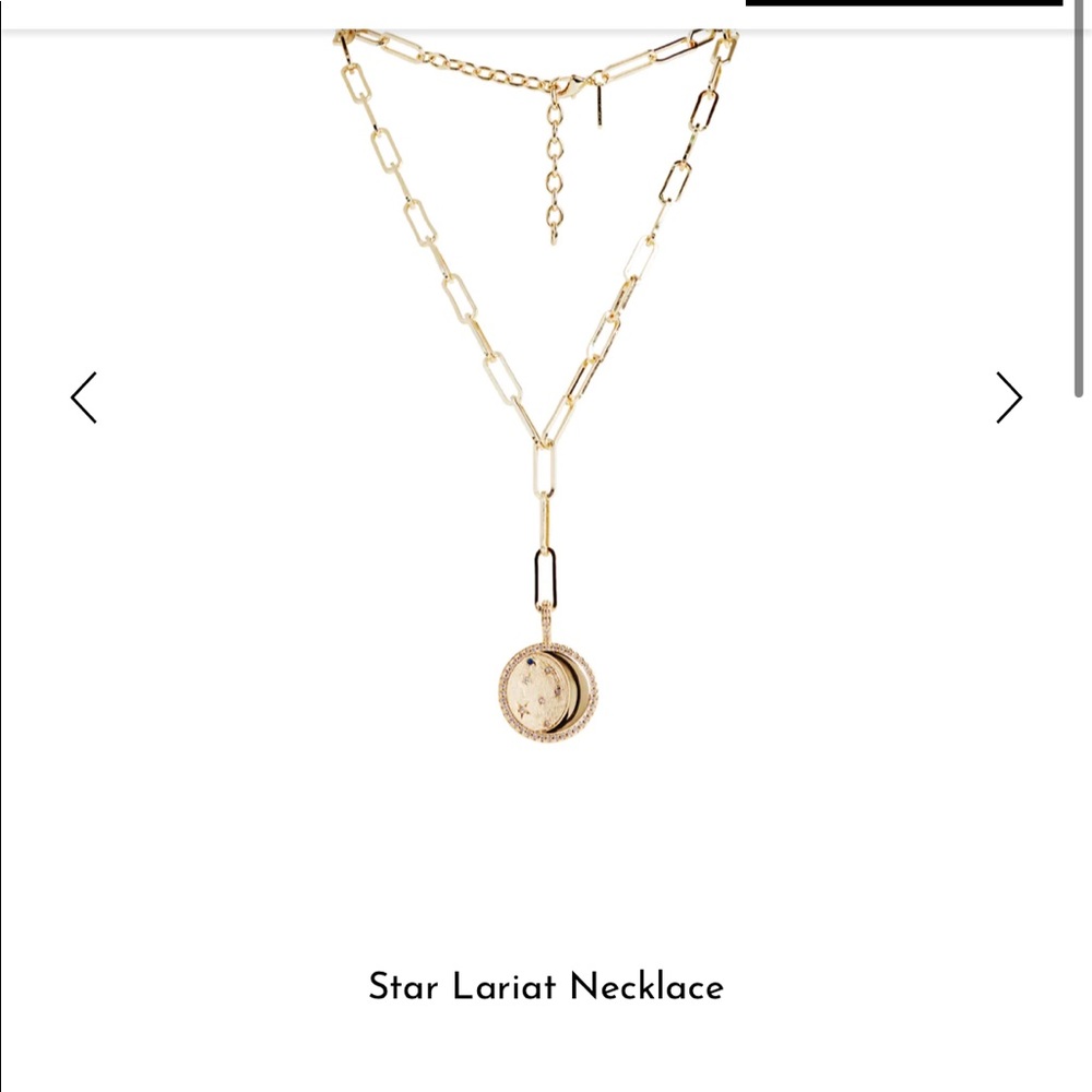 CURATUER Melinda Maria Star Lariat Necklace
